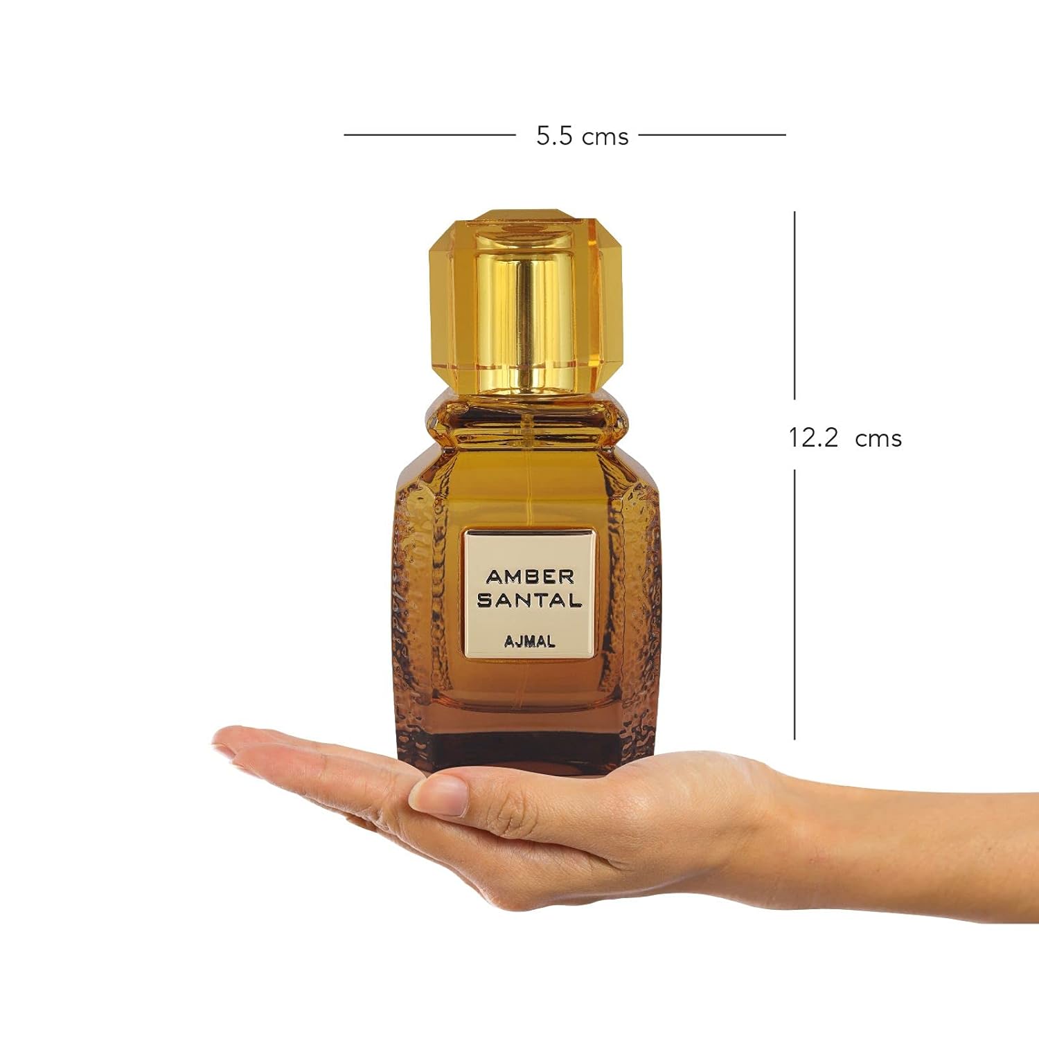 Ajmal Amber Santal Eau de Parfum 3.4 oz / 100 ml – Unisex Spicy, Woody & Ambery Fragrance with Sandalwood, Incense & Nutmeg | Long-Lasting Luxury from Dubai - Image 5