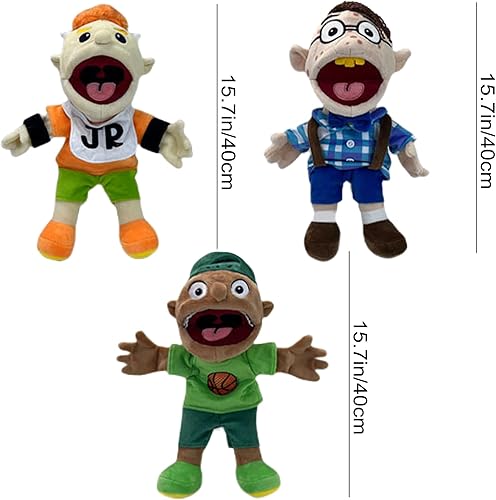 Miniatura 2 de Jeaf-f - Juguete de peluche, 3 piezas Jeaf-f PP Material Joseph Short Junior Plush Cool Soft Cody Doll Regalo para niños (3 piezas de peluche Jeaf-f)