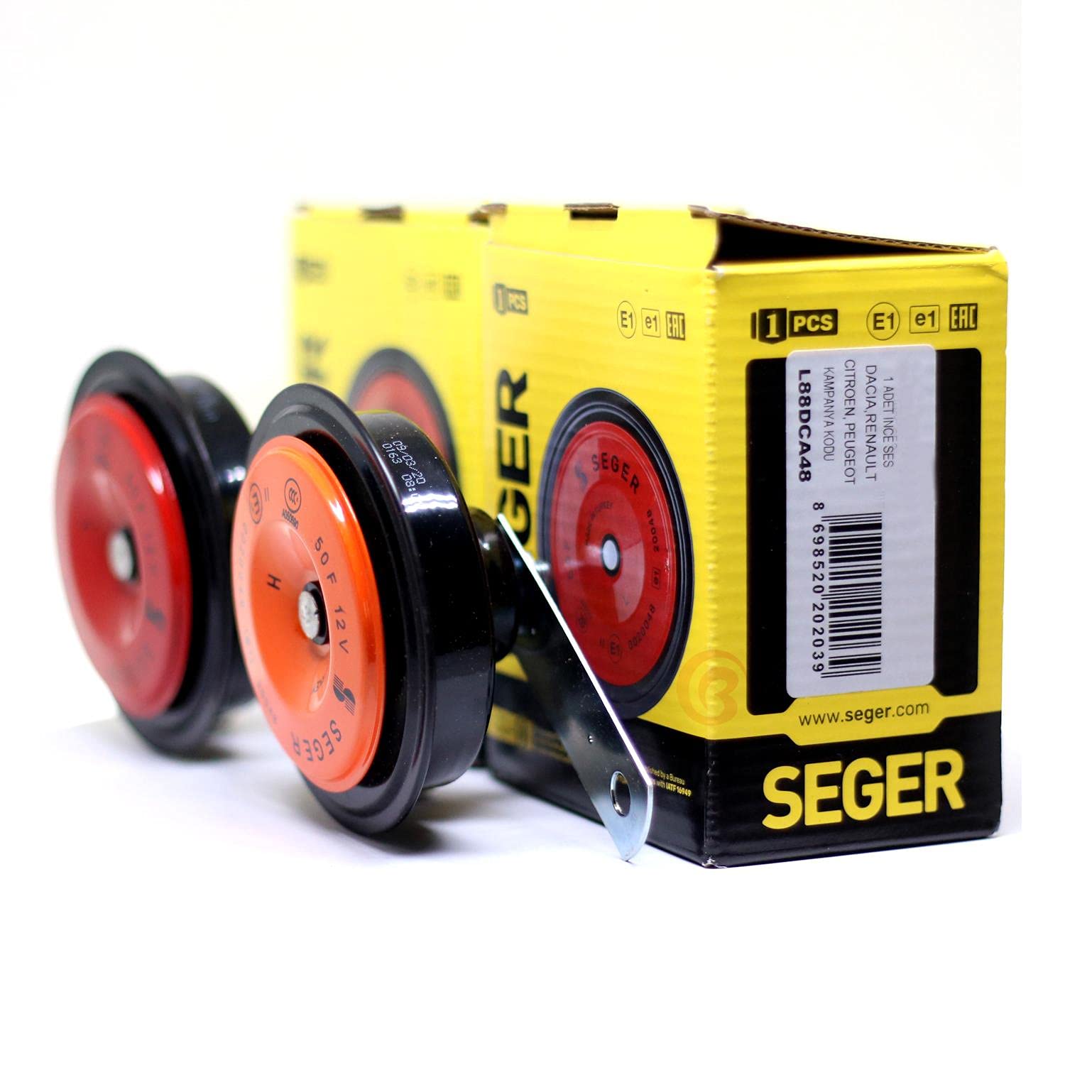SEGER Renault Fluence Seger M50F Didit JPT Soketli Korna Takım 12V 118 Db