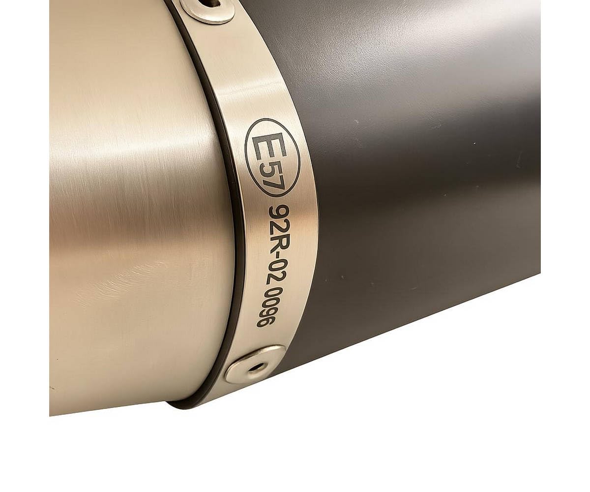 Arrow Edizione Limitata Terminale Di Scarico In Alluminio Nero Compatibile con modello Honda Xl 750 Transalp 2025