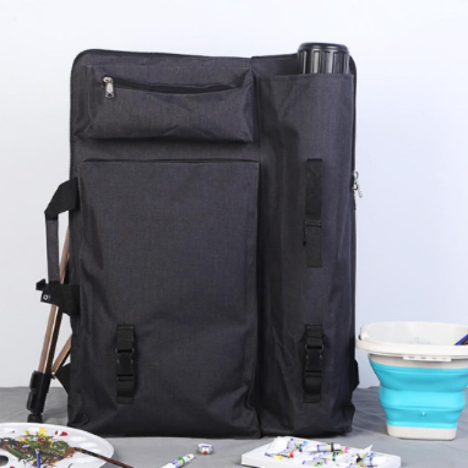 Bolsa para Tablero Dibujo Ajustable, Gris Mate