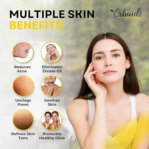 Miniatura 7 de Barra limpiadora de jabón de azufre 10% para cara y cuerpo, limpiador facial de azufre natural para acné, piel grasa, mezcla de citronela, aceite