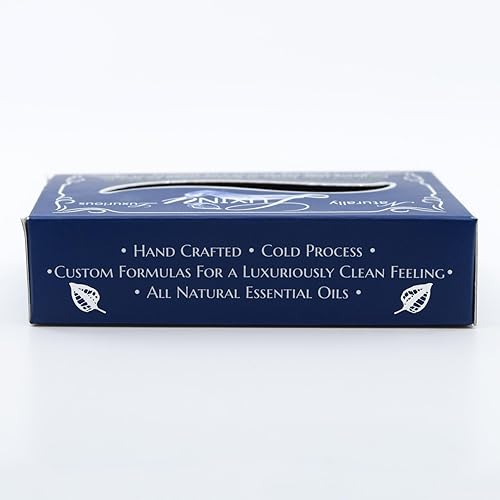 Miniatura 6 de Luxiny Barra de jabón para hombre, barra de jabón natural Walk in the Woods con aceite de cedro, menta y abeto, hecha a mano, barra de jabón