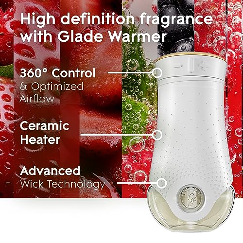 Image of Glade PlugIns Refills Air Freshener, Scented and Essential Oils for Home and Bathroom, Bubbly Berry Splash, 3.35 Fl Oz, 5 Count