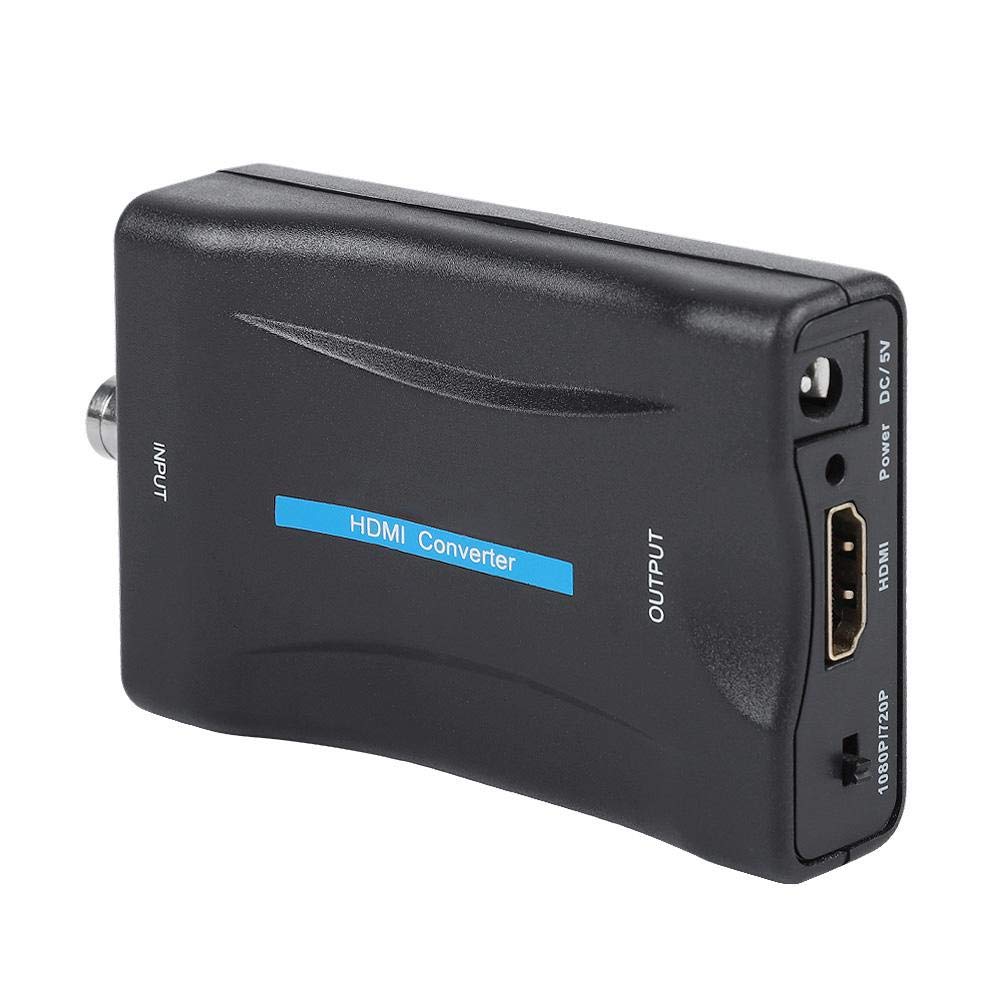 Yunir Convertitore da BNC a HDMI, convertitore da BNC a HDMI Display Monitor di sorveglianza Adattatore Video HD 1080P/720P per, ECC.