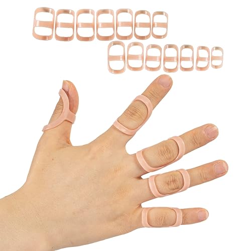 Miniatura 9 de GHORTHOUD 6 férulas para dedos – Kit de férula de dedo para artritis, dedo de mazo – férula para pulgar, gatillo para dedo pulgar, medio, meñique o