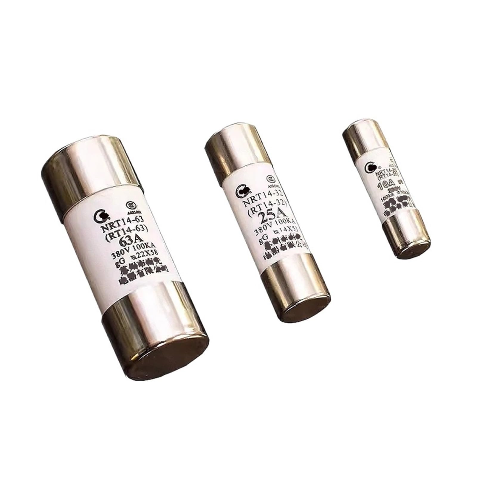 YMUGUEGH NRT14-20/1A 2A 3A 5A 6A 8A10A 12A 15A 20A 10 * 38 Fuse(NRT14-20 6A)
