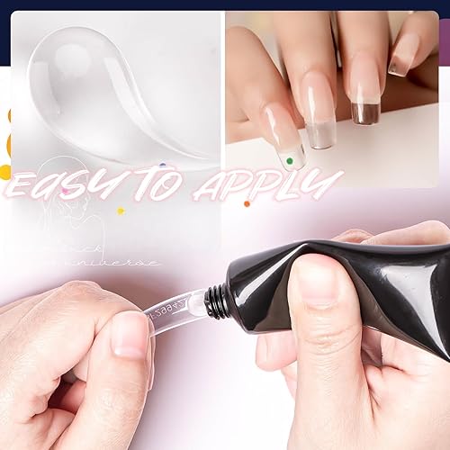 Miniatura 6 de Mobray Gel de extensión de uñas de 2.16 oz (60 g), gel de extensión de uñas transparente para uñas, gel constructor de uñas de gel de primavera para