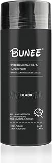 Hair Fibers Refreshing Powder 27.7g Volumizing Men Women Hair Fiber Coverage Ressitent Coverage 100% Natural Black Gray Dark Brown Applicator (Black)