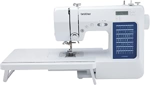 Brother CS7000X Sewing and Quilting Machine LCD Display | 70 Built-in Stitches, LCD Display, 10 Included Presser Feet, Wide Quilting Table, Auto Needle Threader, Quick-Set Bobbin