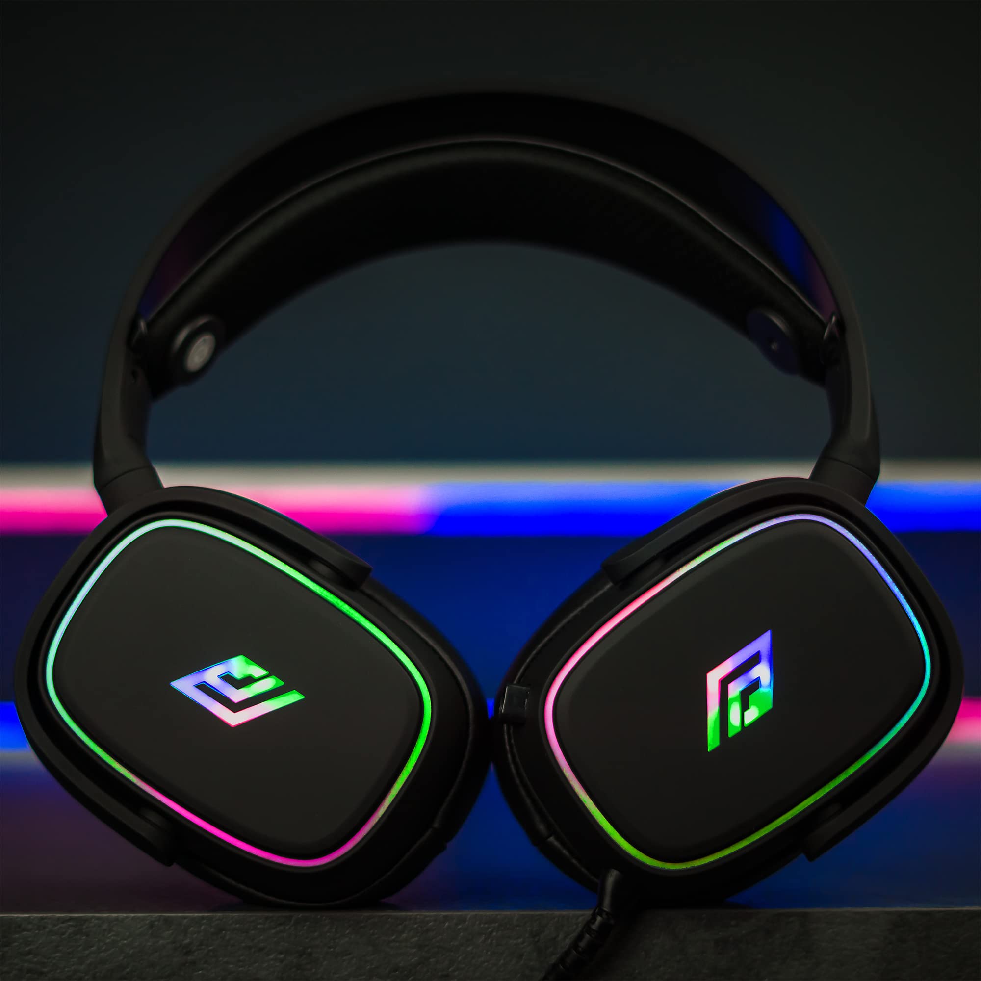 Gaming Headphones Banshee RGB 50mm USB Over-Ear - Dettaglio