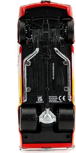 Miniatura 9 de 1969 Chevy Camaro rojo con gráficos Bigtime Muscle Series 124 Modelo de coche fundido a presión por Jada 35029