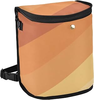 linqin Vehicle Organizer Hanging Design Waterproof 6L Capacity Thickened Material Toy Organizer Retro Vintage Stripes