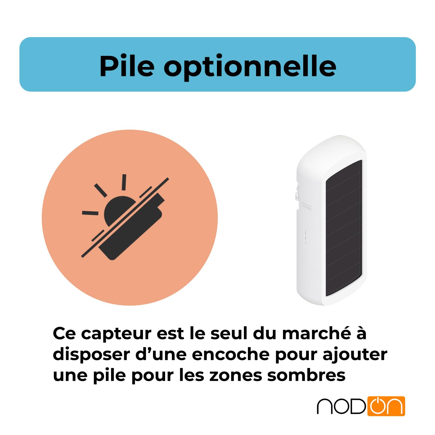 NodOn - Zigbee 3.0 Capteur de Température Zigbee Sans Pile - Capteur Temperature et Humidité Autonome en Énergie - Compatible Zigbee Home Assistant, SmartThings, Homey, Jeedom, Z2M, ZHA