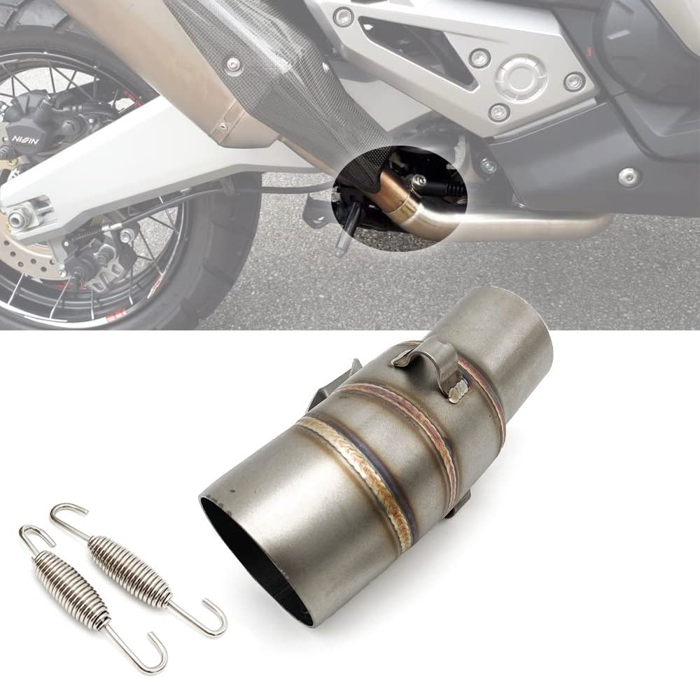 Escape Moto Tubo Para X-ADV para XADV 750 para XADV750 2017-2021 2018 2019 adaptador tubo conexión escape medio deslizante motocicleta revestimiento conexión Moto Tubo Escape Silenciador