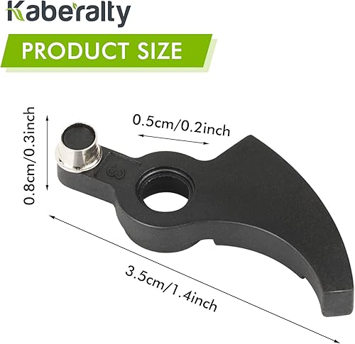 Miniatura 2 de Kaberalty 90567077 - Palanca de recortadora de cuerda compatible con Black Decker NST2118 LST220 LST136 LST220FC-B3 LST220FC-BR (12 unidades)