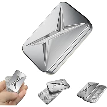 Vitoki Metal Fidget Slider for Adults, Magnetic Fidget Toy with All-Slide to Relieve Anxiety, ADHD, ADD/Autism, EDC Fidget Ma