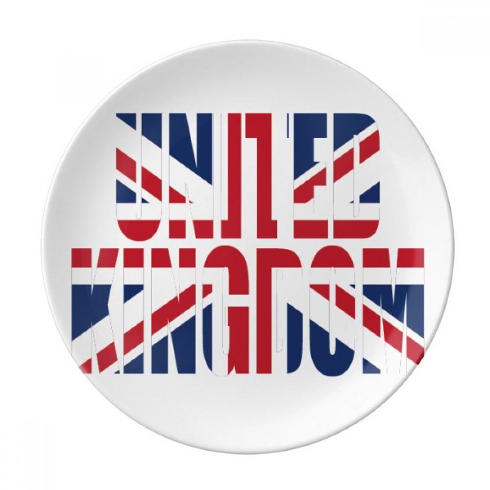 Assiette cadeau décorative UK 21cm en porcelaine pour passionnés de Londres