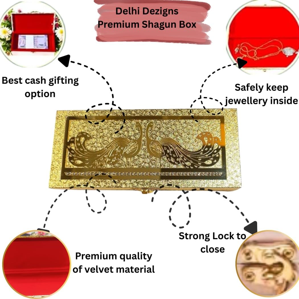 Designer Shagun Cash Box - Luxury Gifting Box -6