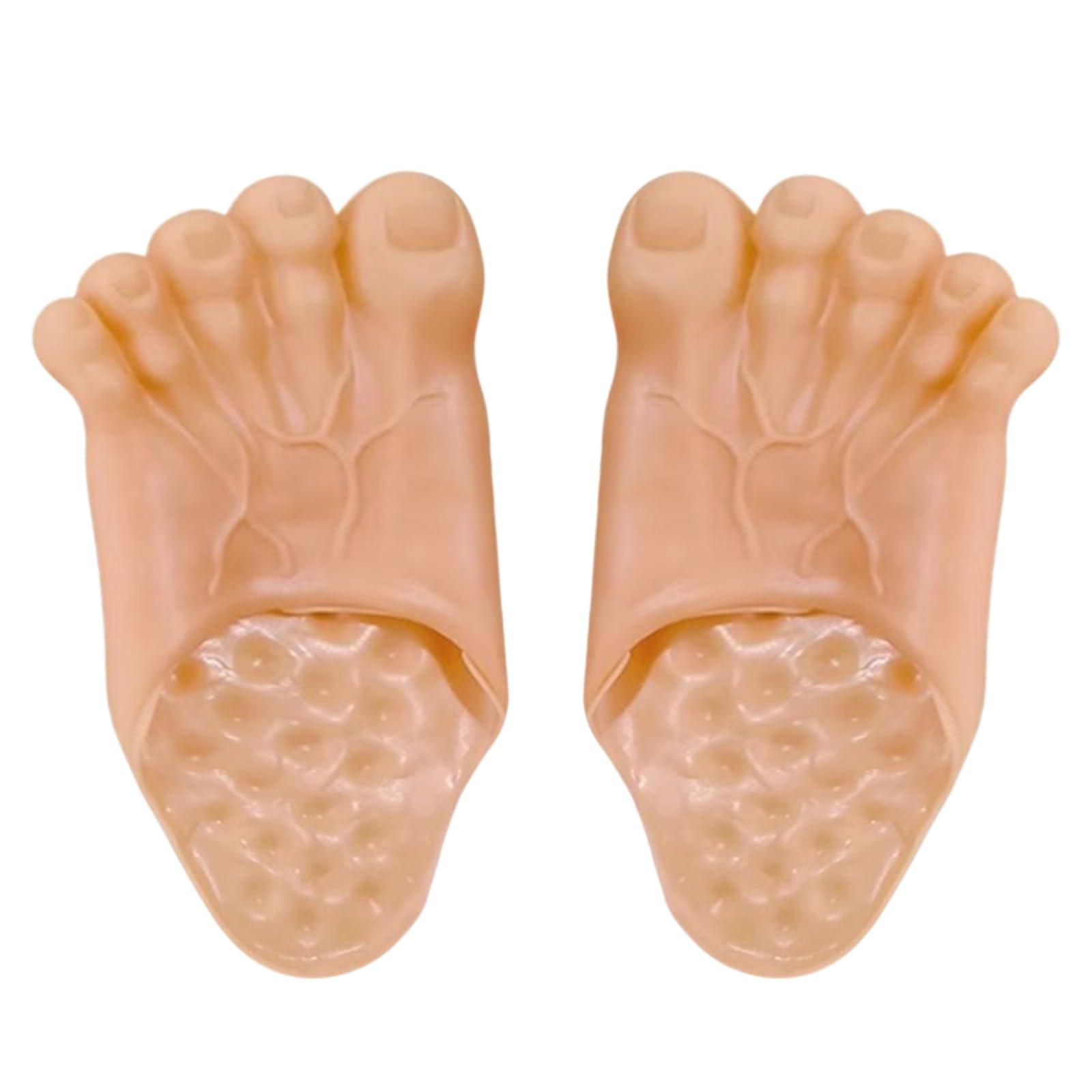 Giant Feet Slippers 27×13cm Fake Feet Realistic Foot Costume Funny and witty accessories for Halloween Parties, Cosplay, Masquerade