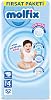 Molfix 3D Bebek Bezi 4 Beden 9-16 Kg Maxiplus, Fırsat Paketi, 52 Adet