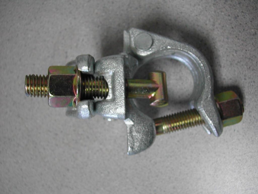 4 UK Forged Galvanized Right Angle Clamps aka Rigid Clamps Cheeseborough Clamps (4)