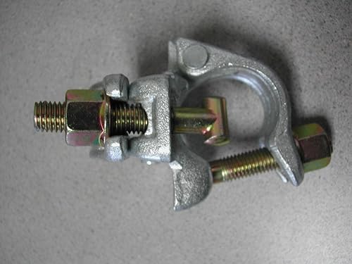 Miniatura 3 de 6 Abrazaderas de ángulo recto galvanizadas forjadas del Reino Unido también conocidas como abrazaderas rígidas abrazaderas de queso (6)