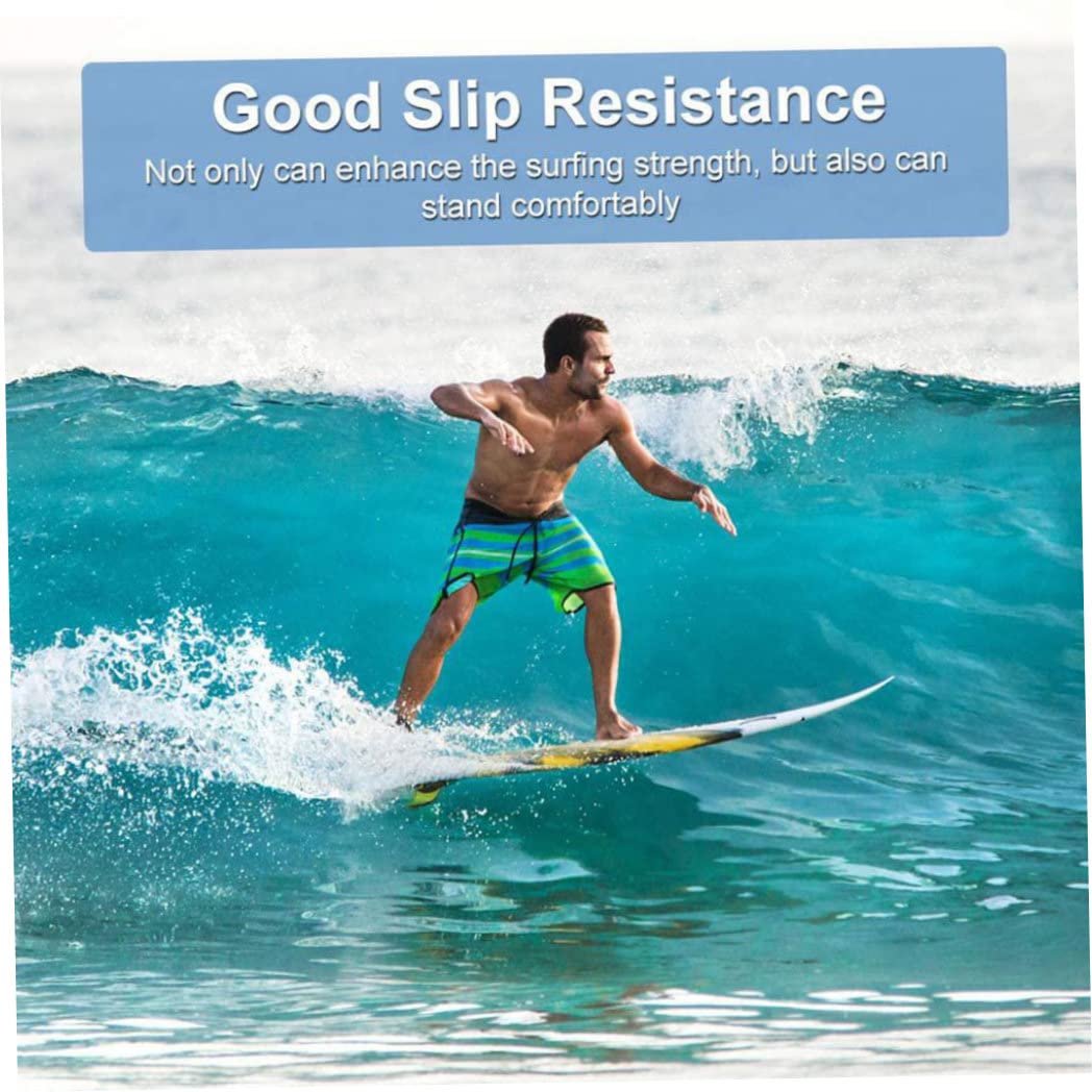 Tabla de surf Grip Pad antideslizante EVA Skimboard cola Surf Tracción Mat con agujero 3PCS tablas de surf