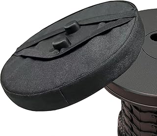 Dickes Sitzkissen für Teleskophocker, zusammenklappbare Hocker, Stuhlpolster mit verdicktem Memory-Schaum, passend für alle runden einziehbaren Klapphocker (nur Kissen)