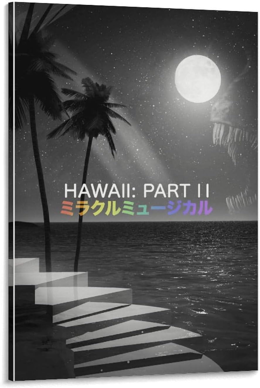 Miracle Musical Hawaii Part II Album Cover Canvas Poster