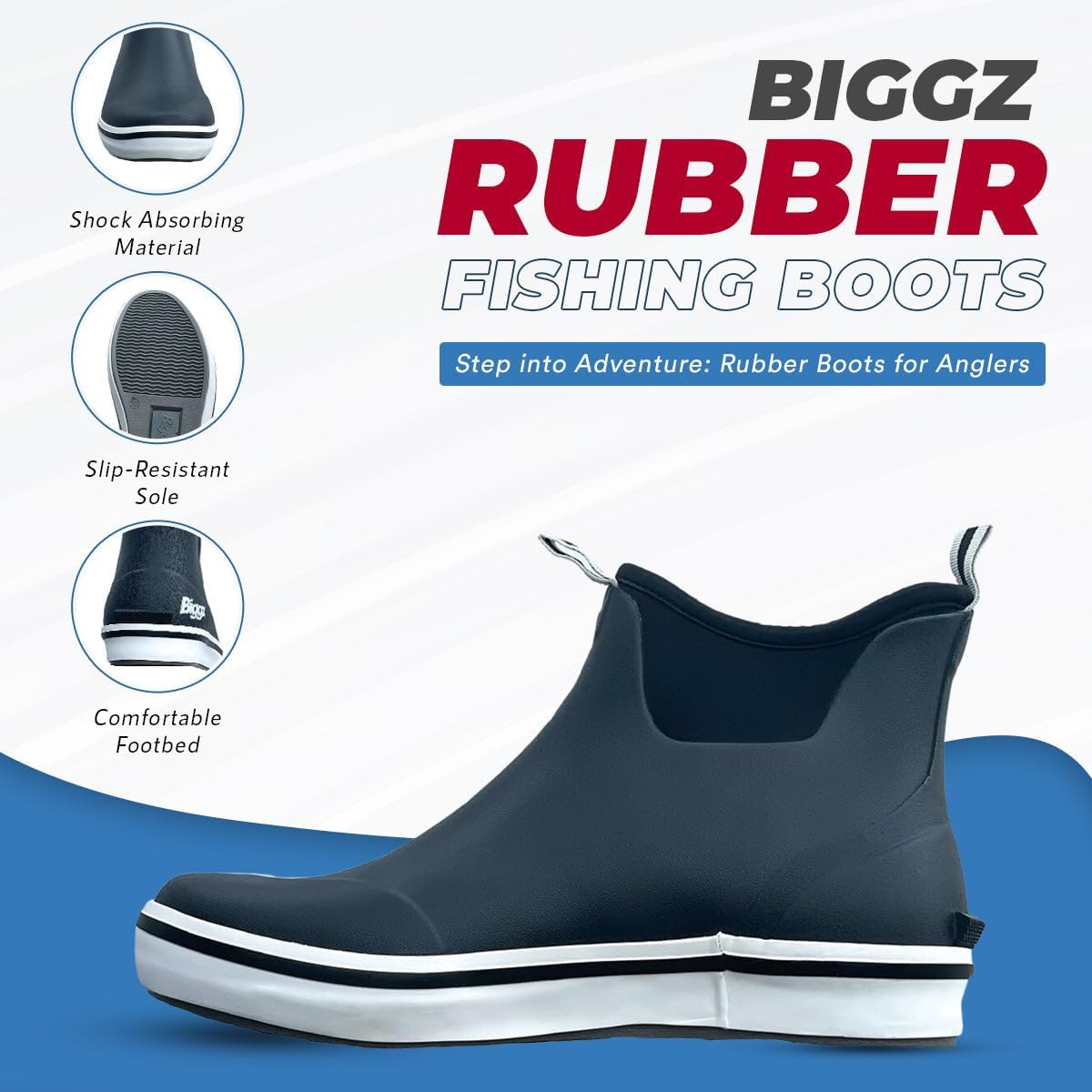 Biggz Men's Rubber Fishing Boots