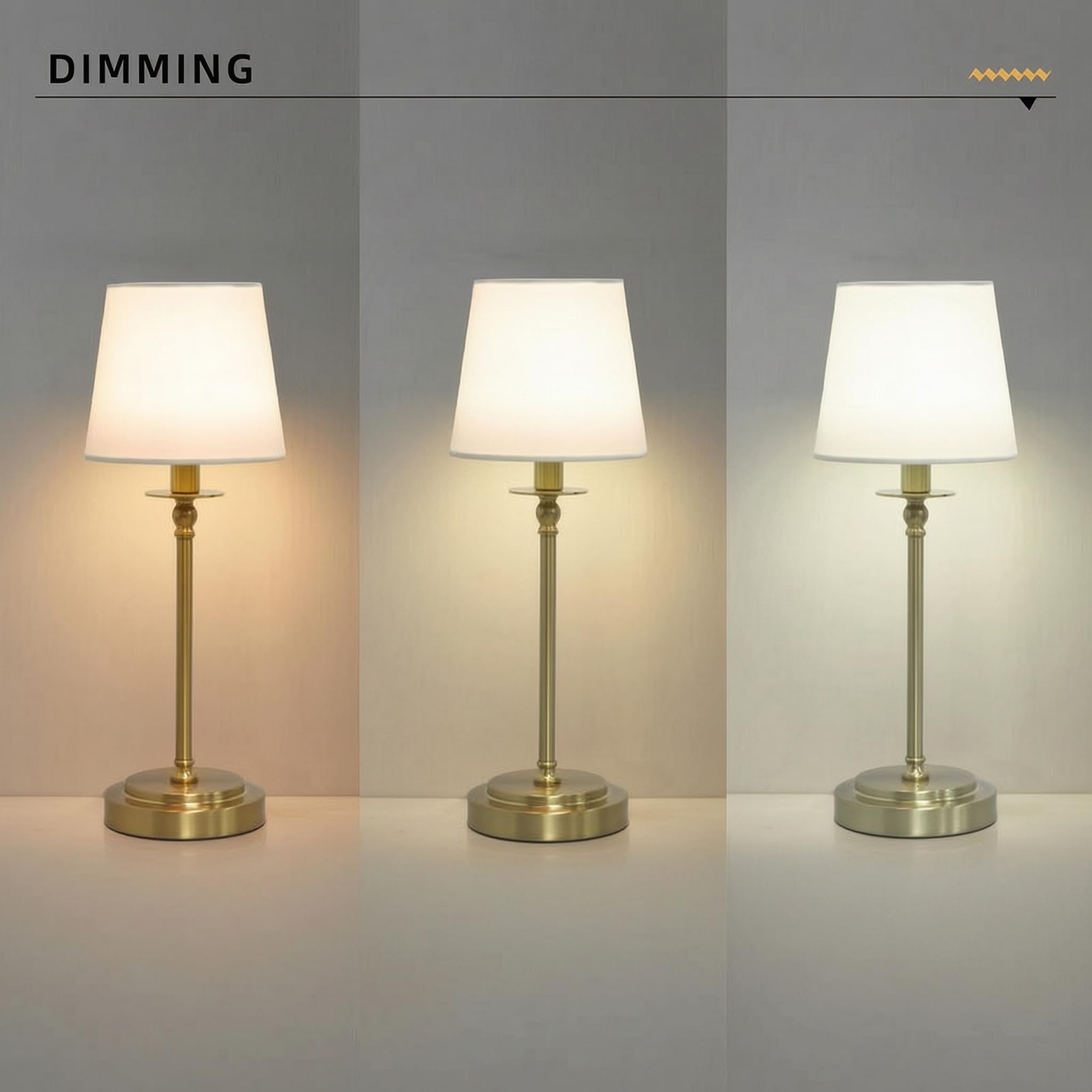 Lampada da tavolo senza fili, portatile, minimalista, ricaricabile