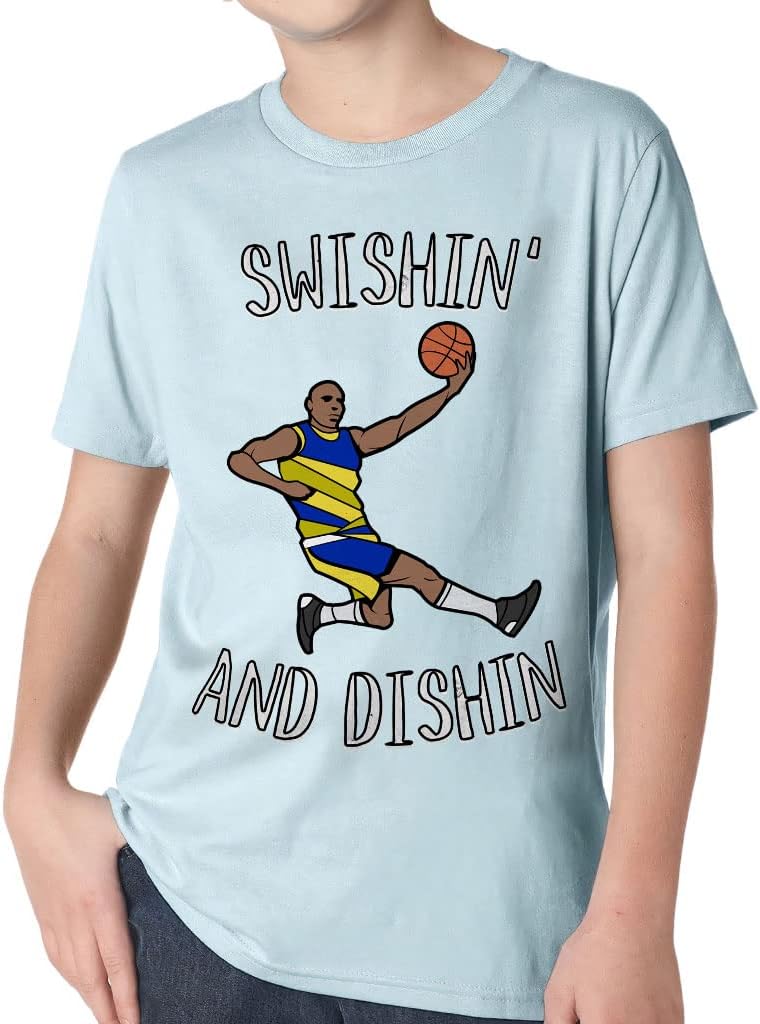 Basketball Player Kids' Classic Fit T-Shirt - Graphic T-Shirt - Cartoon Classic Fit Tee