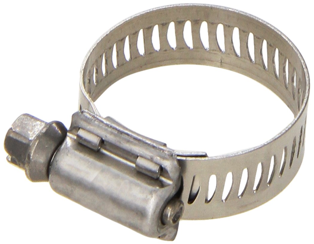 Breeze 63012H Marine Grade Power-Seal Stainless Steel Hose Clamp, Worm-Drive, SAE Size 12, 11/16
