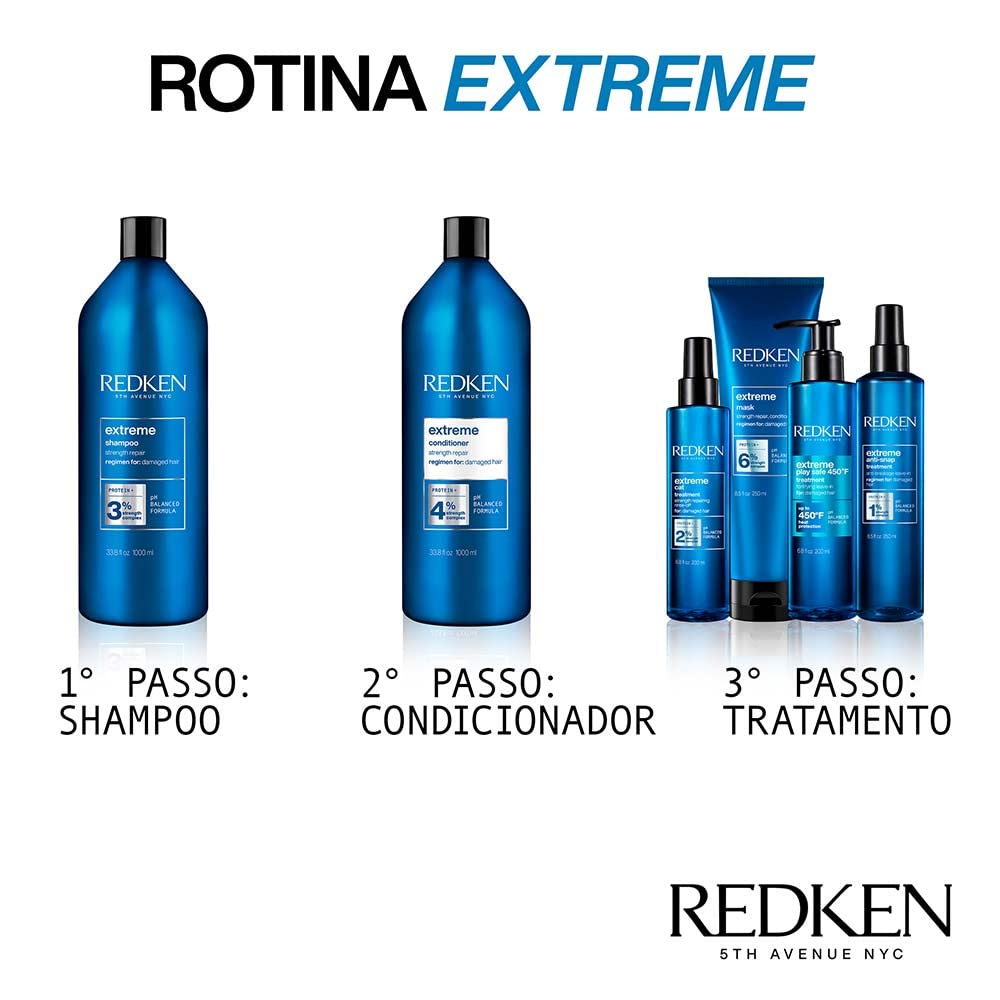 Redken | Spülung für sprödes und geschädigtes Haar, Anti Haarbruch, Mit Interlock Protein Network, Extreme Conditioner
