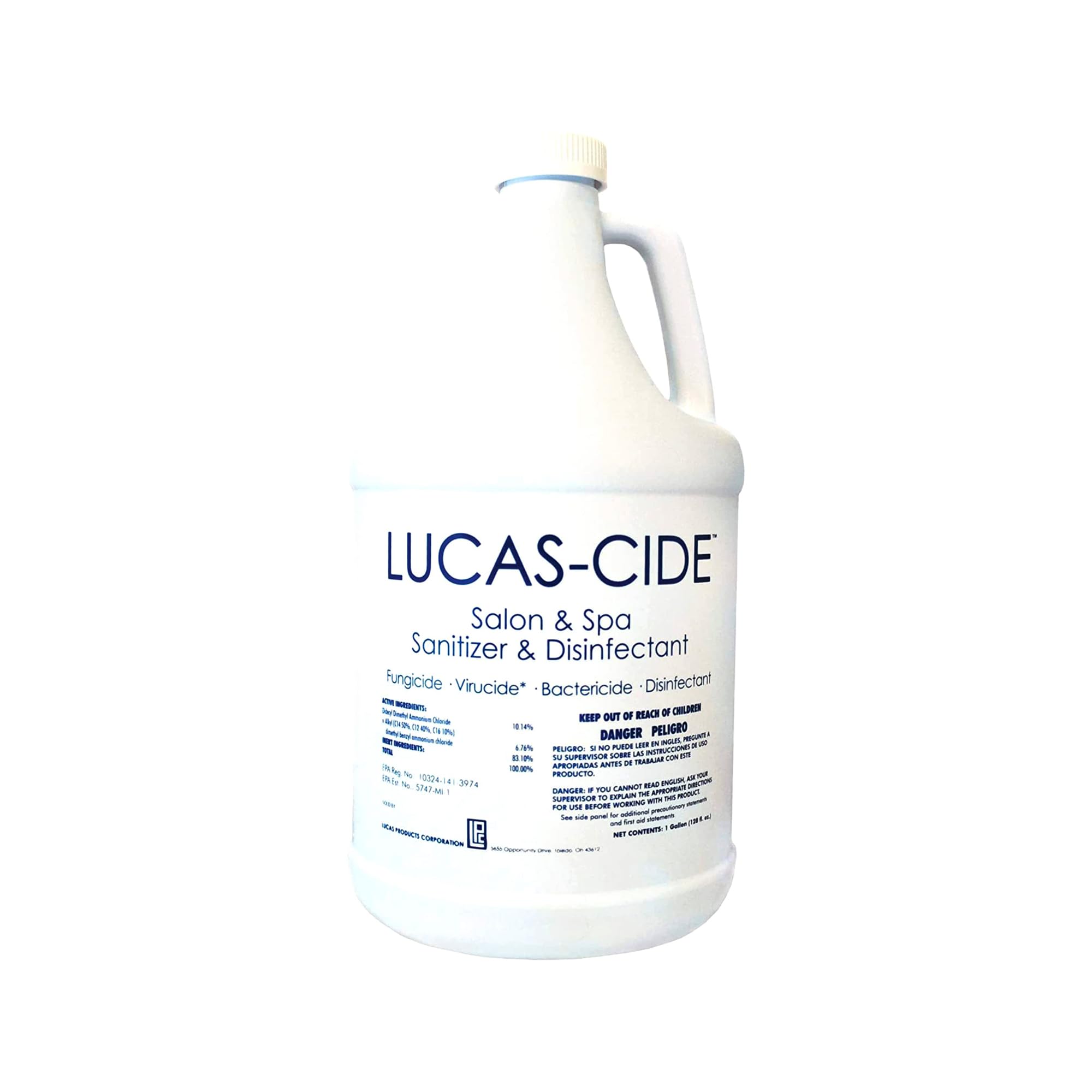 Salon and Spa Disinfectant Multipurpose Surface Sanitizer, Hospital Grade, EPA Disinfectant Cleaning Supplies Solution 128 Fl Oz - Blue
