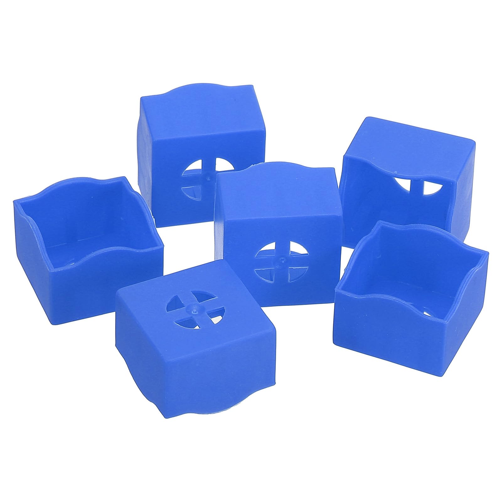 PATIKIL Pool Chalk Holder, 8 Pack Billiard Chalk Storage Holder Portable Cue Chalk Holder Billiards Pool Table Accessory for Pool Chalk, Blue