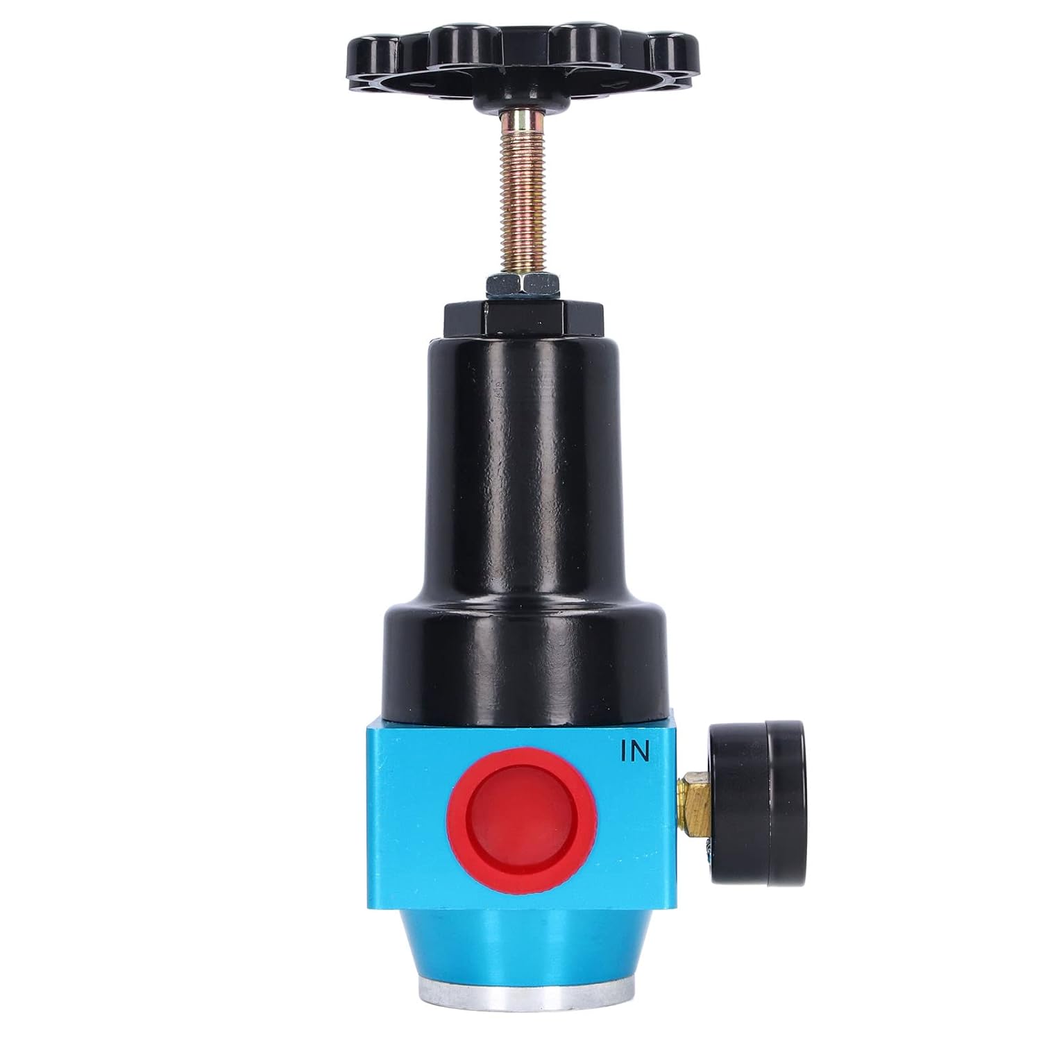 AUNMAS Pressure Regulating Valve, Control Air Pressure Regulator Reduce Damage for Gas Treatment for Industrial Use QTYH-25