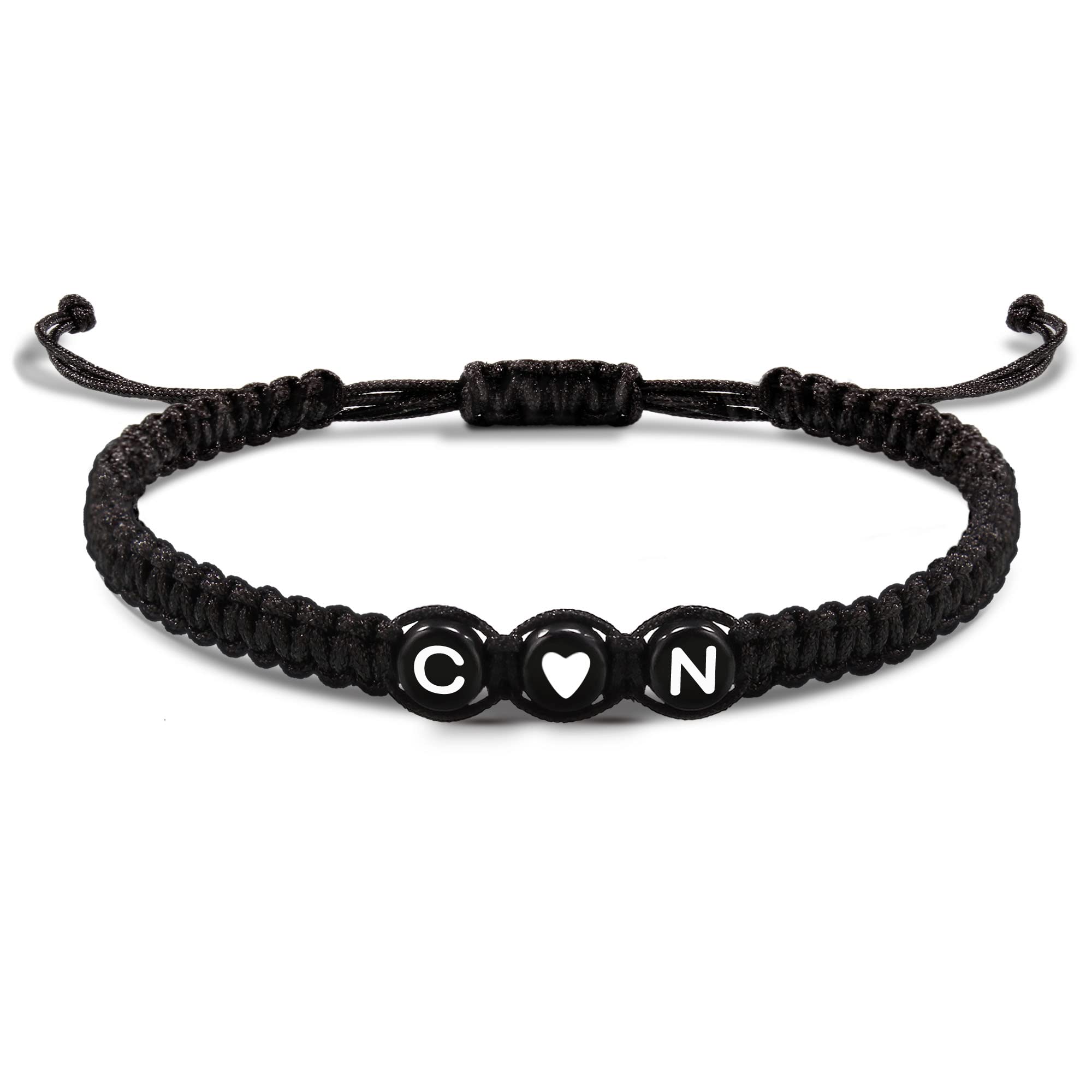 Initial Bracelets for Women, Easter Basket Stuffers Mothers Day Gifts Men's Bracelets Gifts for Girlfriend Boyfriend Letter Bracelets I Love You Gift for Her Him Best Friend Birthday Gift Christmas Jewelry
