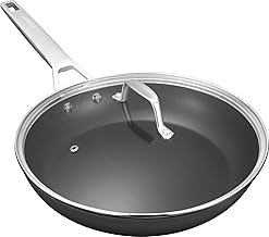 Non Stick Frying Pan, MSMK Induction Fry Pan for All Stoves, 12.5 inch Egg Fry Pan, Oven Safe and Dishwasher Safe Pan with Stainless Steel Handle, PFOA and PTFE Free