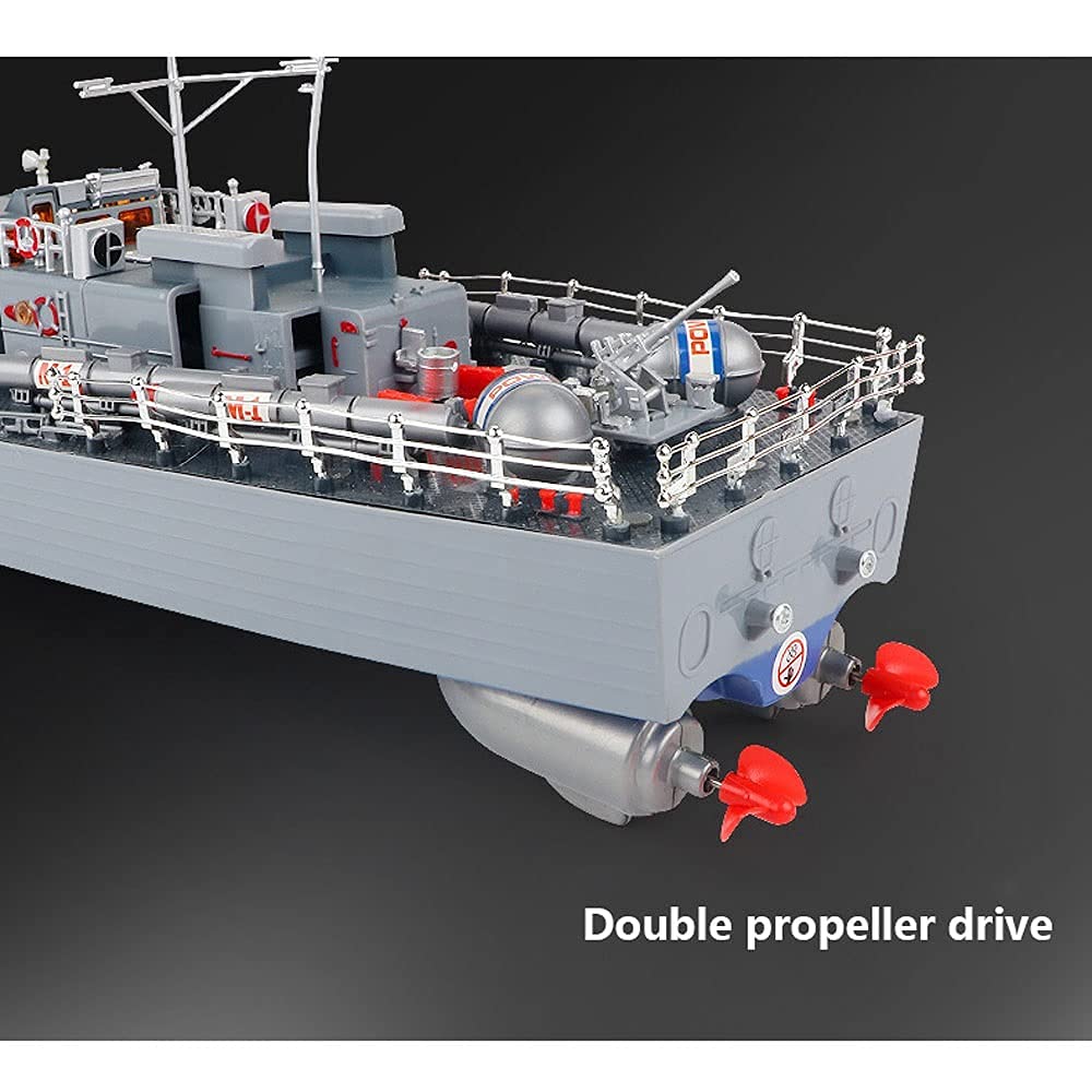 3D-Puzzle Model Battleship Portaerei Giocattolo Sottomarino, Kit di Navi da Guerra Modello in Plastica, Modelli di Navi da Guerra Navali per La Raccolta Simulazione in Scala 1/115 Corazzata