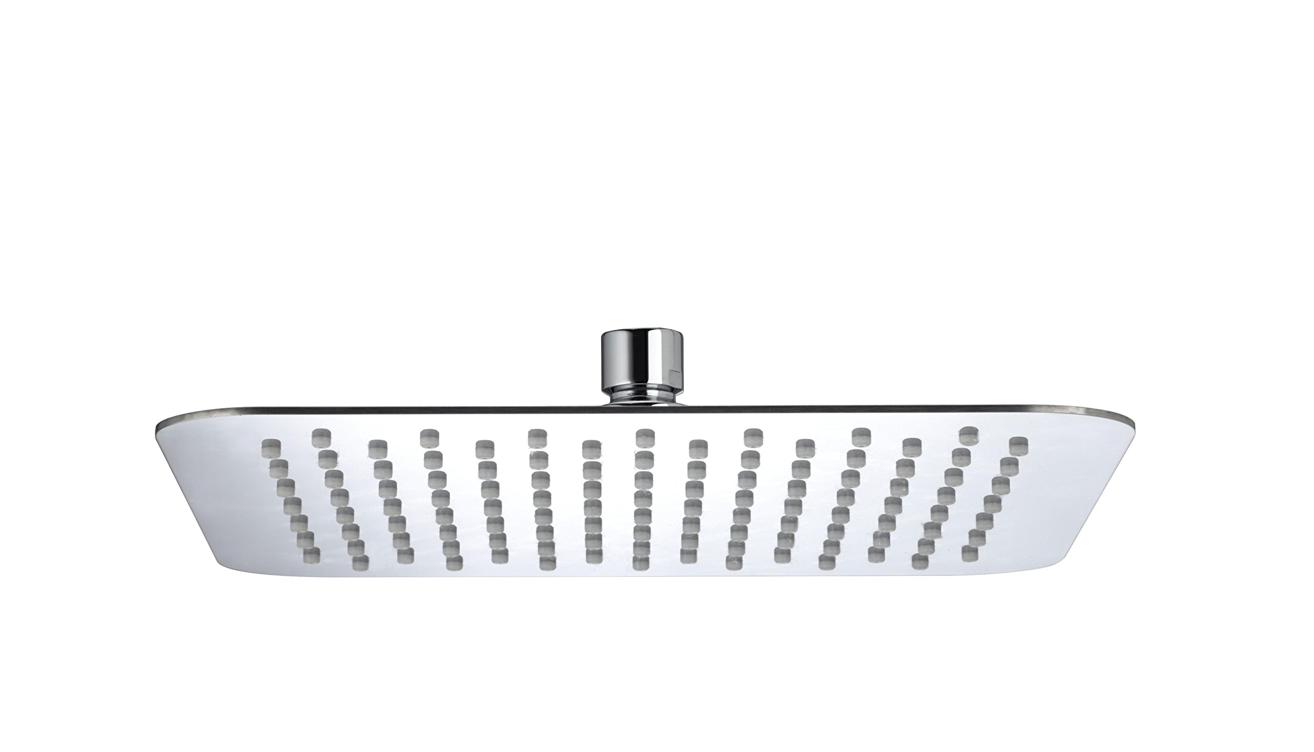 Slimline Fixed Shower Head - Square