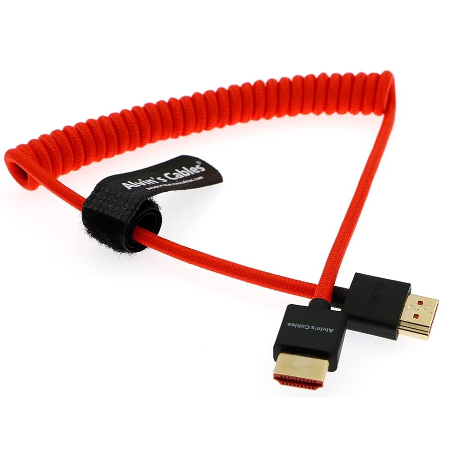 Amazon | Alvin's Cables 8K 2.1 フルHDMI編組コイルケーブル