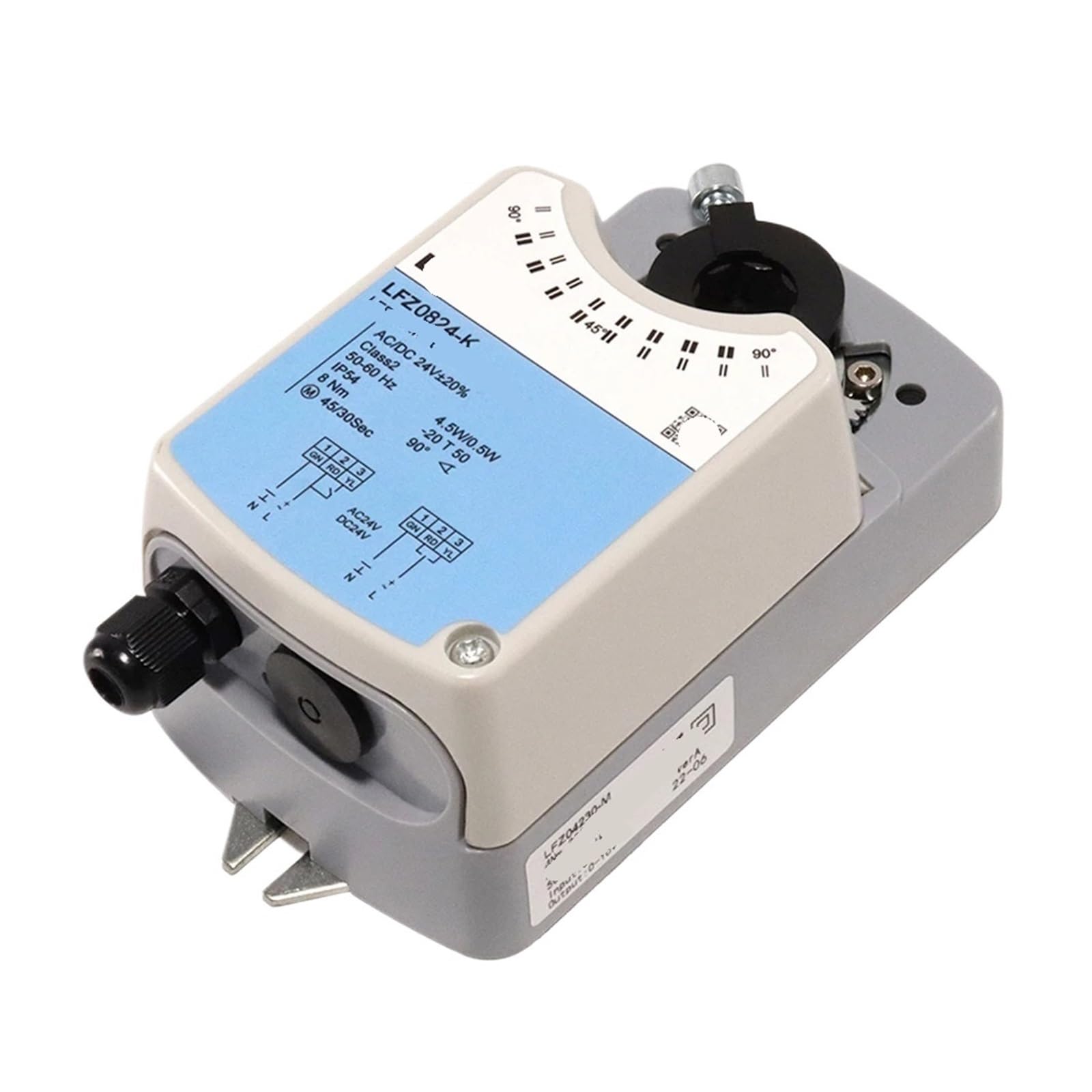 Wuuxlizmx One Color Dampers Actuators Air Fast Running Electric Rotary Damper Actuators