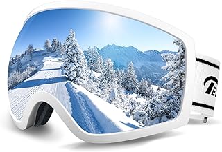 [Geekin] 新登場 スキーゴーグル スノボ ゴーグル 眼鏡対応 レディース メンズ スノーボード ゴーグル UV400保護 OTG広視野球面レンズ イタリア製曇り止めレンズ 滑り止めベルト 紫外線防止 大視界 ヘルメット対応 ベンチレーシ...