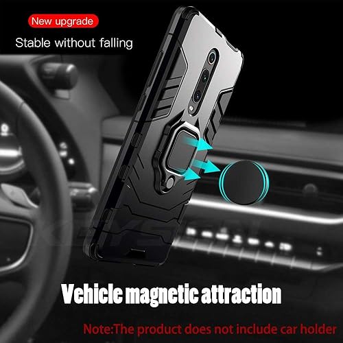 Miniatura 2 de Funda a prueba de golpes para Redmi K20 K20 Pro Note 7 7a 6 8 Pro Stand Holder Car Ring Phone Cover para Xiaomi Mi 9T Pro Mi9 se CC9e Mi 8 lite A2