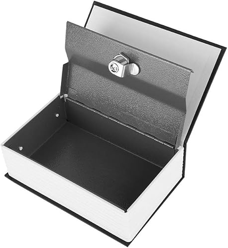 Miniatura 8 de Caja portátil, Libro de desviación de diccionario, Caja de almacenamiento de seguridad con llaves dobles, Secreto ahuecado libro oculto para