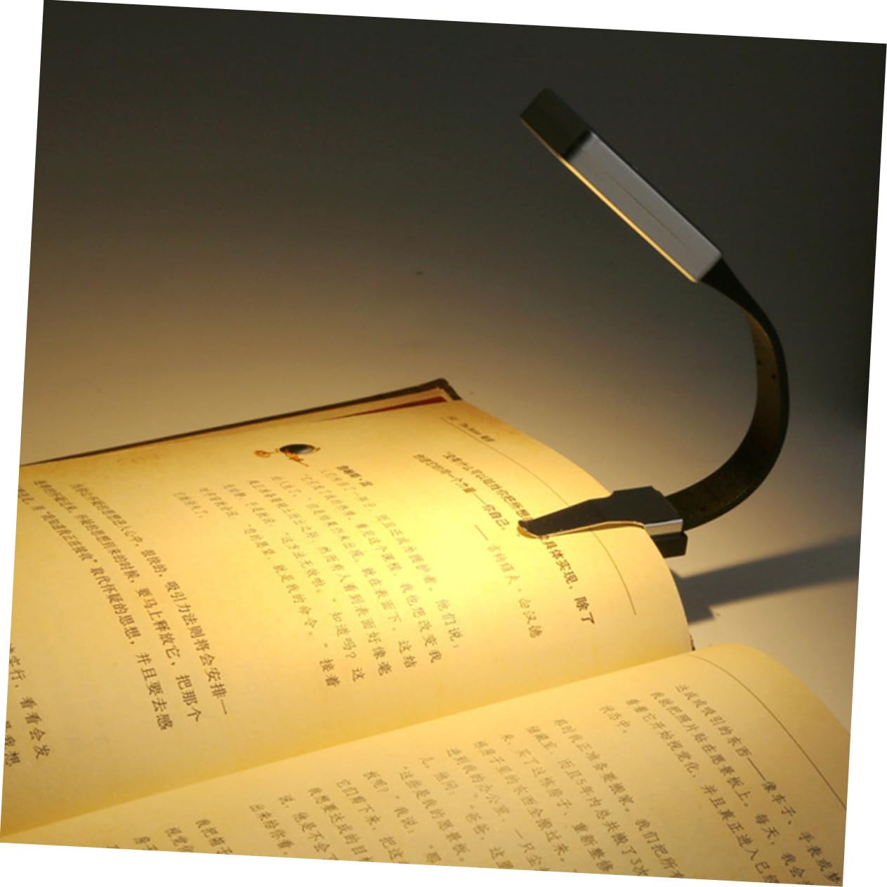 VALICLUD Lampada da Lettura Clip Magnetica LED Dimmerabile, Luce a 3 Temperature, Ricaricabile Usb, Compatta e Portatile per Studio e Lettura a Letto