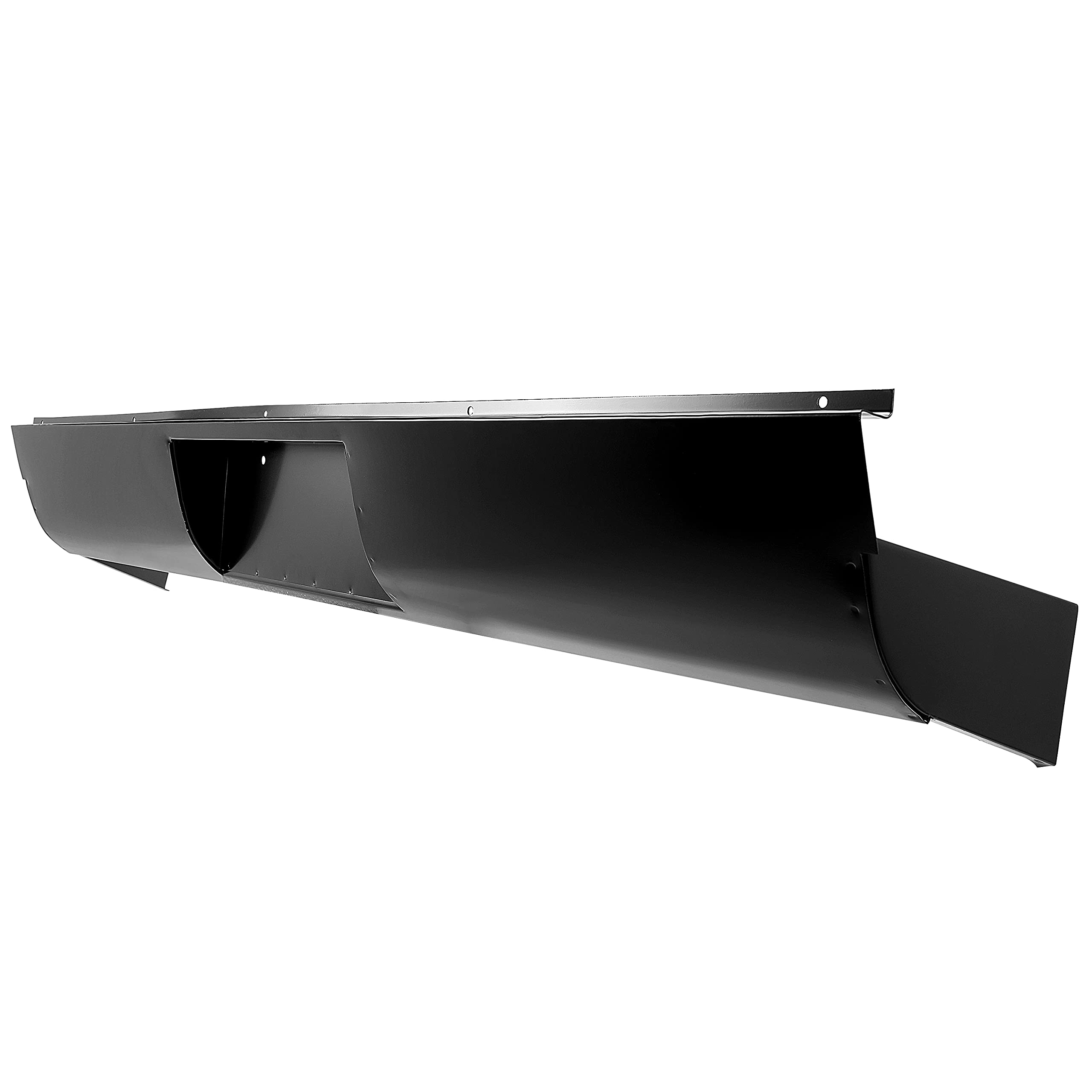 KUAFU Rear Roll Pan Compatible with 1954-1987 Chevy C10 C20 C30 K10 K20 K30 Pickup Truck Stepside with License Box w/o License Lamp Holes