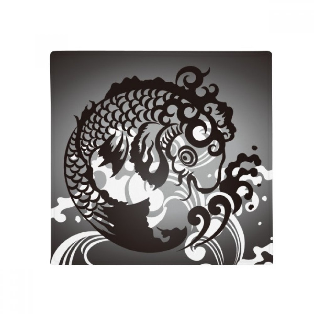 Tapis pour animaux anti-dérapant 80x80cm motif poisson cuisine porte entrée